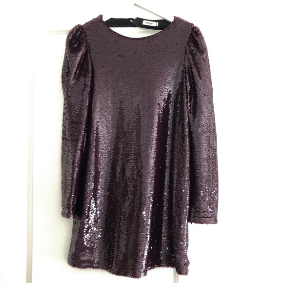 Fashion Nova Purple Sequin Dress - Picture 2 of 4